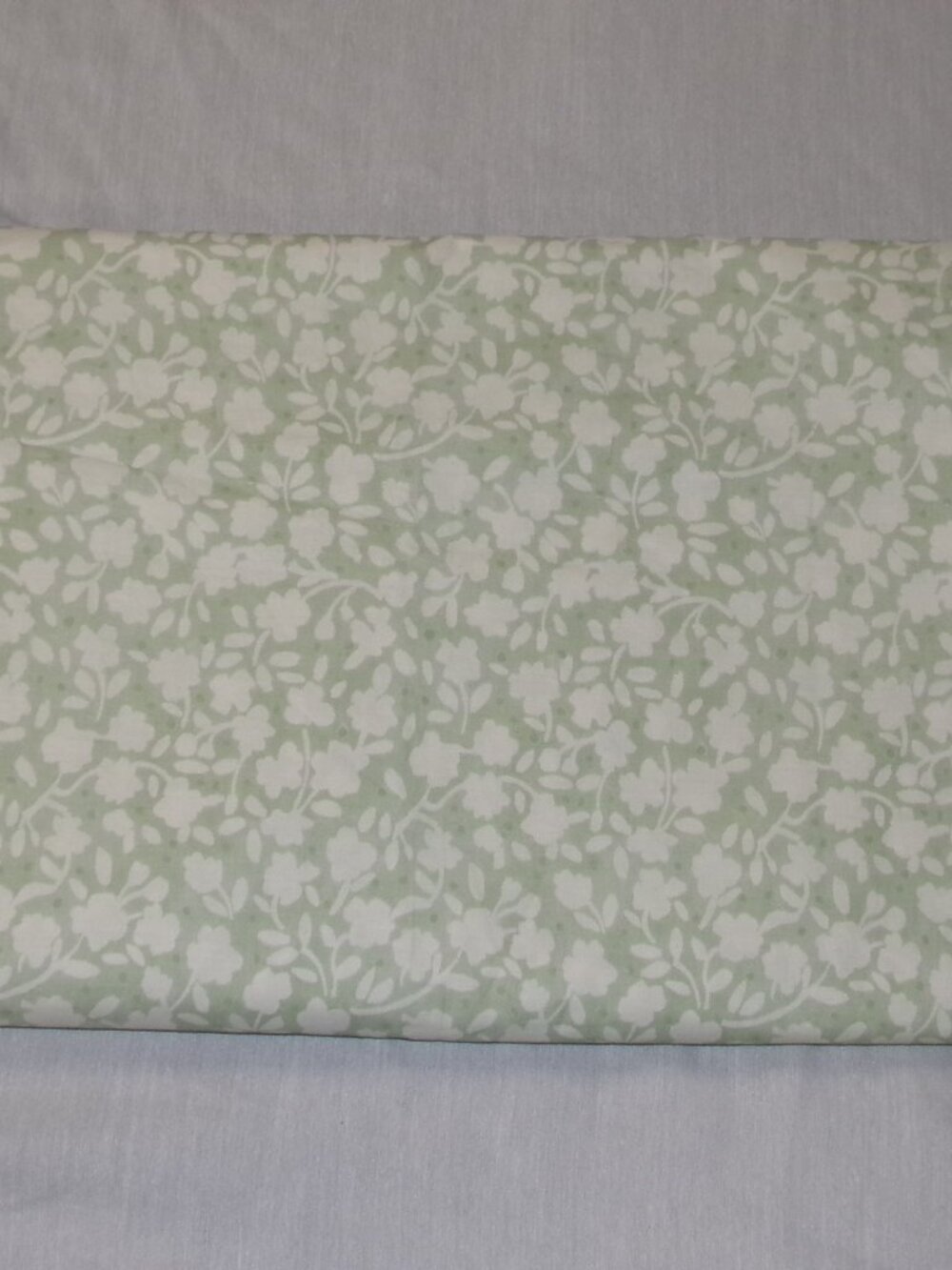 NEW Annie Selke ARIA Sage Duvet Cover Twin TwinXL 100% Cotton Green Floral